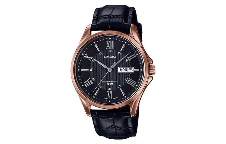 CASIO CASIO Men Standard Series Black Watch MTP-1384L-1A2V
