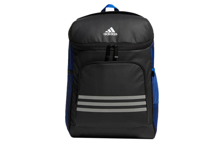 Adidas Adidas Polyester Backpack Regular Unisex Black & Royal Blue