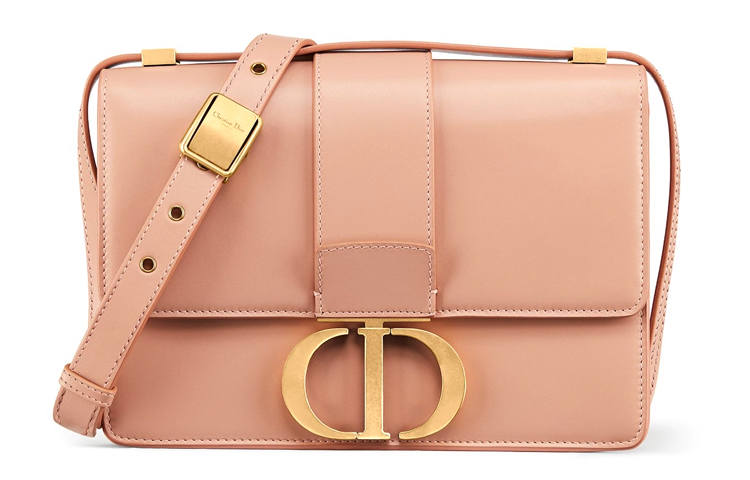 DIOR 30 Montaigne Smooth Cow Leather Box Bag, Crossbody Bag, Shoulder Bag Women's Rose Pink