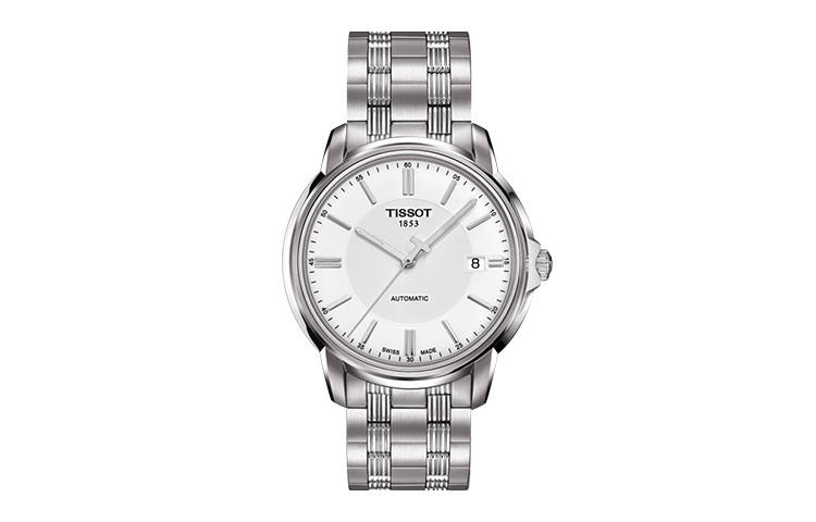 TISSOT Hengyi Collection Automatic Mechanical Movement 30m Waterproof Men's Watches Watch 39mm White Dial