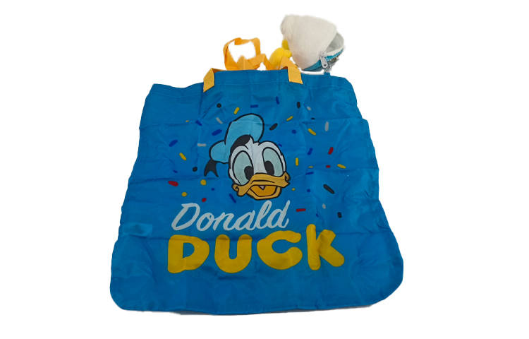 Disney Disney Patterned Print Canvas Bag Coin Purse Regular Unisex Blue