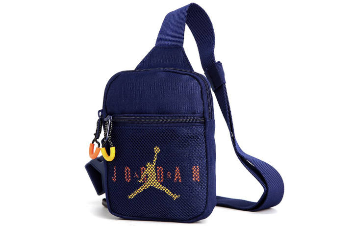 Jordan Jordan Cotton Shoulder Bag, Sling Bag Mini Unisex Navy Blue