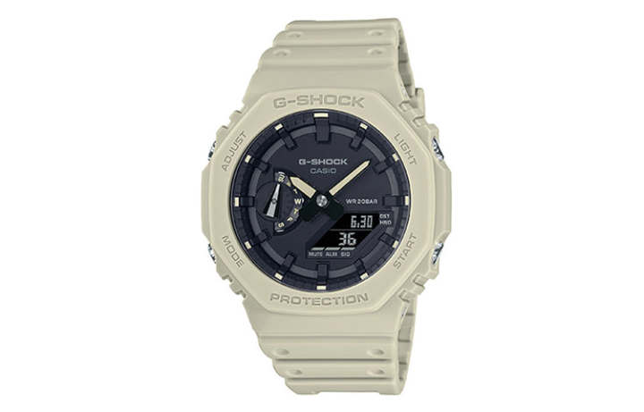 CASIO CASIO Men Liquid Crystal/Analog Dual Display Series Black Watch GA-2100-5APR