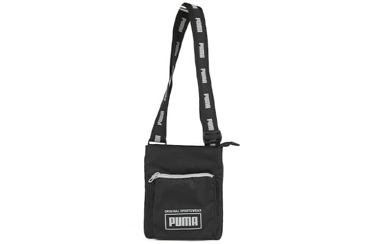 PUMA Fabric Shoulder Bag, Crossbody Bag Regular Unisex Black