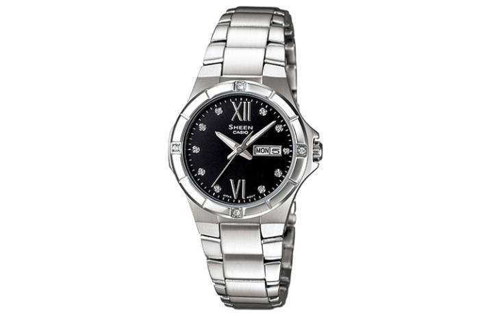 CASIO CASIO Women's SHEEN Black Watch SHE-4022D-1A