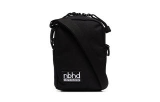 NEIGHBORHOOD Nylon Crossbody Bags Men's Black
