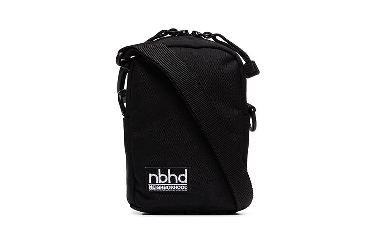 NEIGHBORHOOD Nylon Crossbody Bags Men's Black