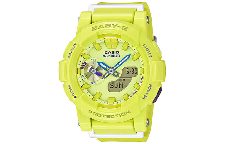 CASIO CASIO Women's BABY-G Yellow Watch BGA-185-9A