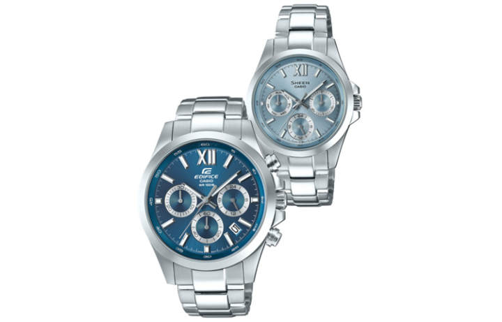 CASIO CASIO Unisex Pair Table Series Blue Watch