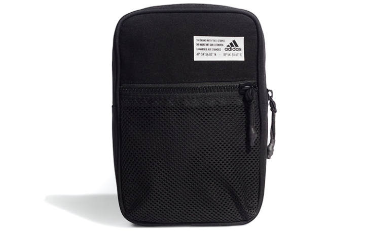 Adidas Adidas Recycled Polyester Cell Phone Pouch, Shoulder Bag, Crossbody Bag Mini Unisex Black