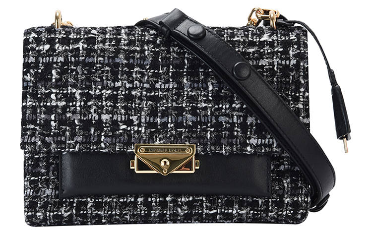 MICHAEL KORS Cece Fabric Shoulder Bag, Crossbody Bag Medium Women's Black