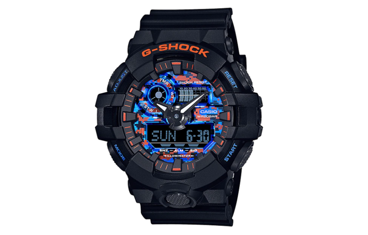 CASIO CASIO Men Blue Watch GA-700CT-1APR