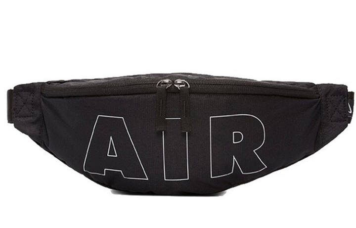 Nike Nike Polyester Sports Bag, Shoulder Bag, Crossbody Bag, Fanny Pack Regular Unisex Black