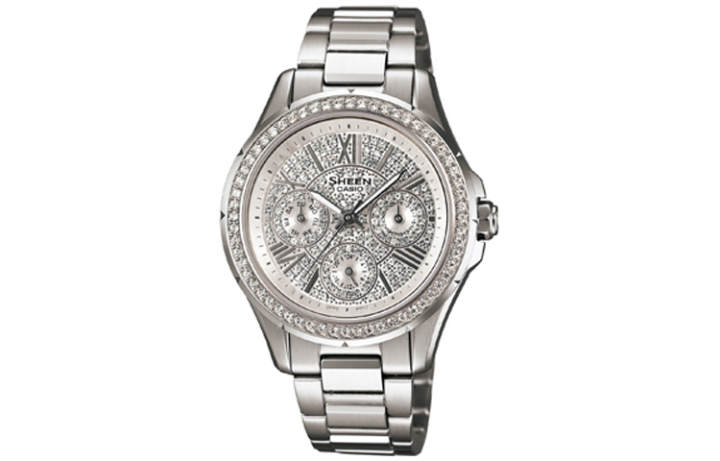 CASIO CASIO Women's SHEEN 41mm Silver Watch