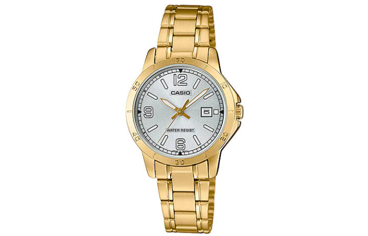 CASIO CASIO Women's Standard Series Silver Watch LTP-V004G-7B2