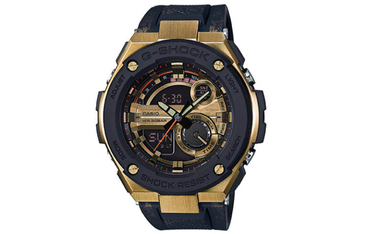 CASIO CASIO Men G-STEEL Series Gold Watch GST-200CP-9A