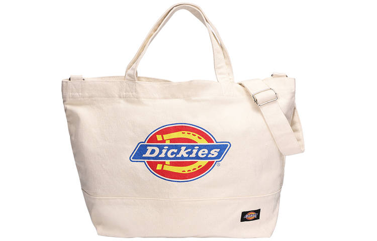 Dickies Yam Fabric Canvas Bag, Handbag, Shoulder Bag, Crossbody Bag Regular Unisex Ecru
