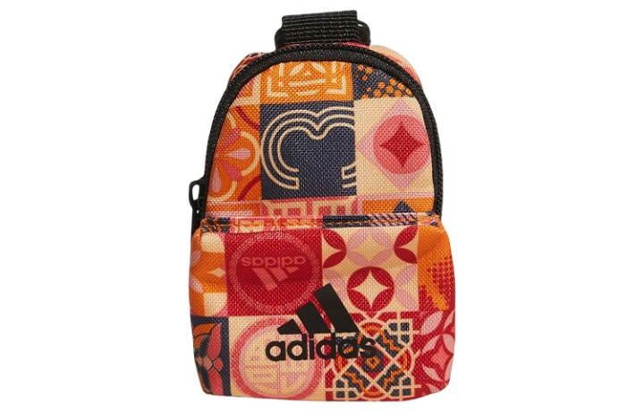 Adidas Adidas Polyester Key Pouch Storage Bag Coin Purse Mini Unisex Red