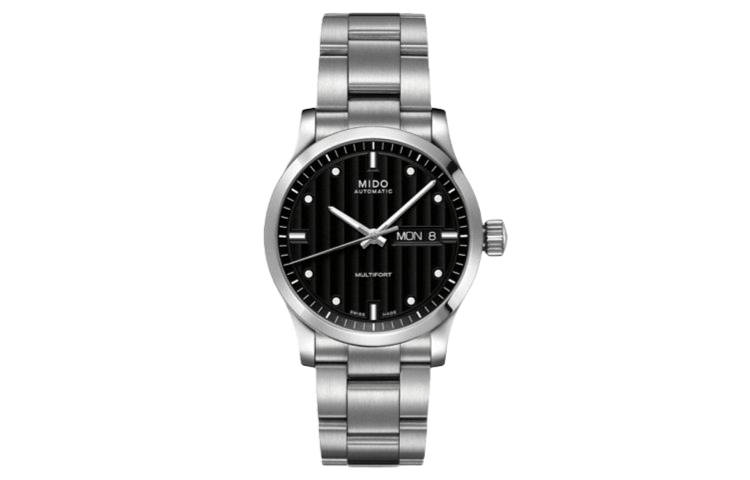 MIDO Helm Automatic Mechanical Movement Men's Watches Watch 38mm Black Dial Stainless Steel Case