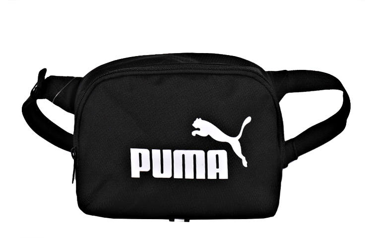 PUMA Fabric One Shoulder Crossbody Fanny Pack Regular Unisex Black