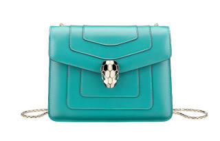 BVLGARI Cow Leather Crossbody Bag, Shoulder Bag Small Women's Jasper