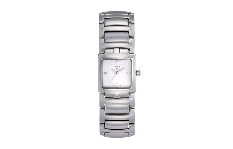TISSOT Fanting Collection Quartz Movement 30m Waterproof Women's Watch 23*23.8mm White Dial