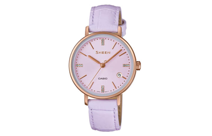 CASIO CASIO Women's SHEEN Purple Watch SHE-4048PGL-6A