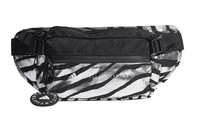 Adidas Adidas Polyester Shoulder Bag, Crossbody Bag, Fanny Pack Unisex Black & White