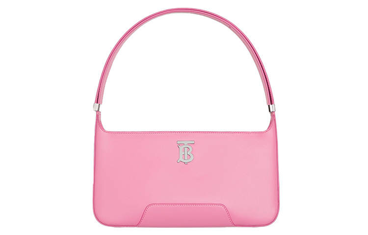 Burberry Calfskin Shoulder Bag, Handbag, Shoulder Bag Women's Cherry Blossom Pink