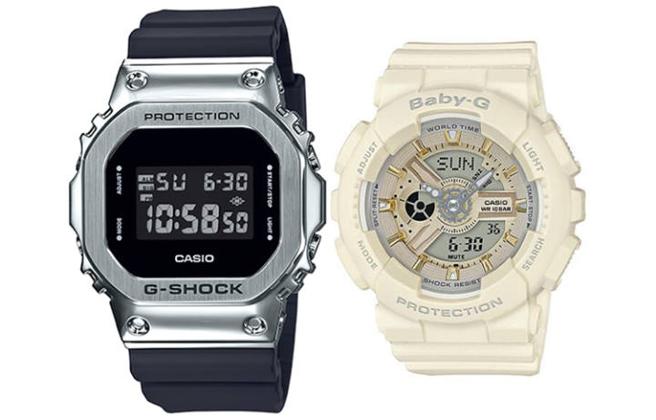 CASIO CASIO Unisex Pair Table Series Black Watch