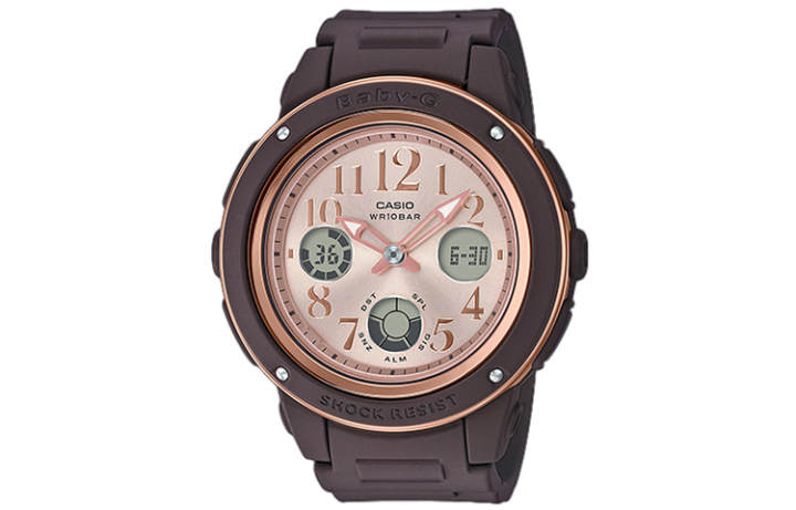 CASIO CASIO Women's BABY-G Coffee Watch BGA-150PG-5B1