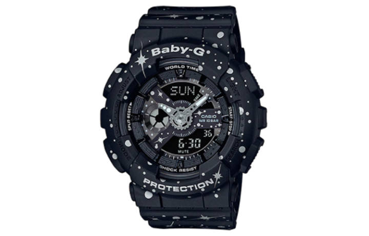 CASIO CASIO BABY G Quartz Movement Resin Strap Watch Women's Watch Black Dial
