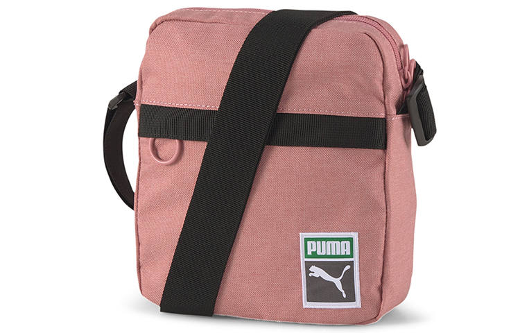PUMA Polyester Canvas Bag, Shoulder Bag Unisex Pink Purple