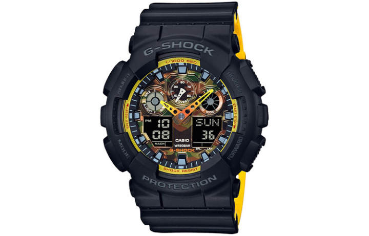 CASIO CASIO Men Liquid Crystal/Analog Dual Display Series Watch GA-100BY-1A