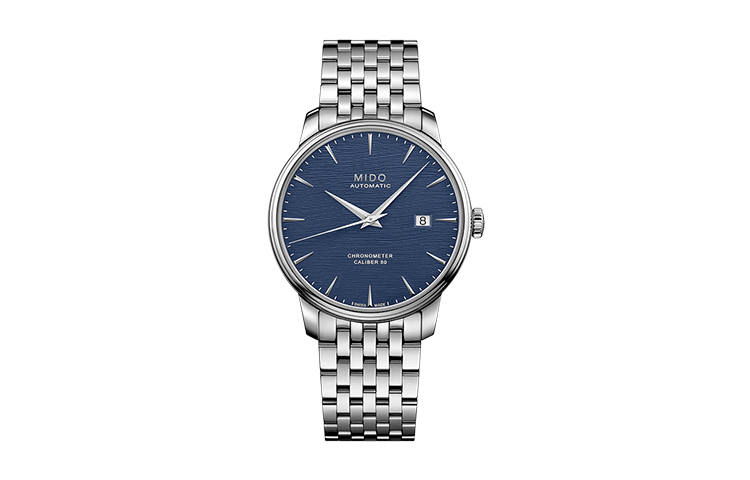 MIDO Baroncelli Automatic Mechanical Movement COSC Certified Men's Watches Watch 40mm Blue Dial