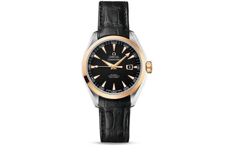 OMEGA Seahorse Collection AQUA TERRA 150m Automatic Mechanical Movement Women's Watch 34mm Black Dial