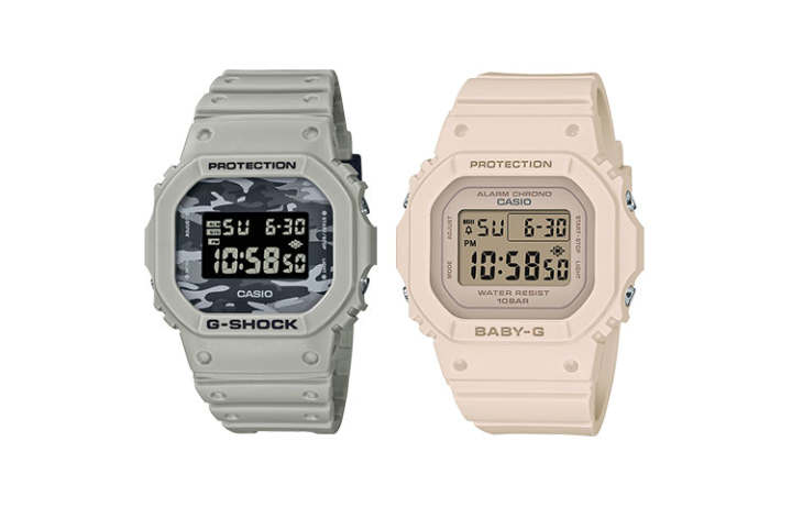 CASIO CASIO Unisex Pair Table Series Gray Watch