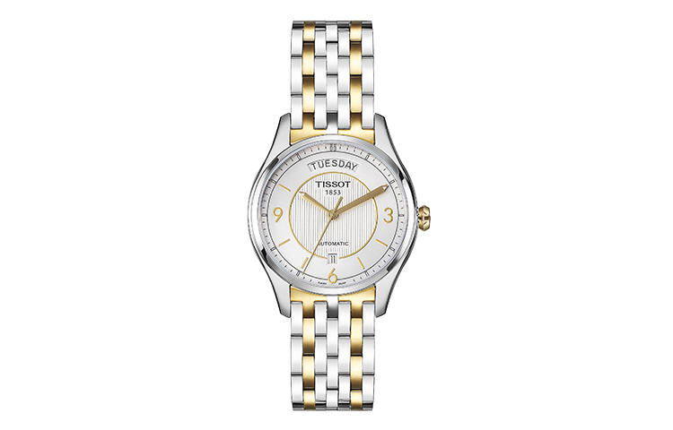 TISSOT Only You Collection Automatic Mechanical Movement 50m Waterproof Men's Watches Watch 37mm White Dial