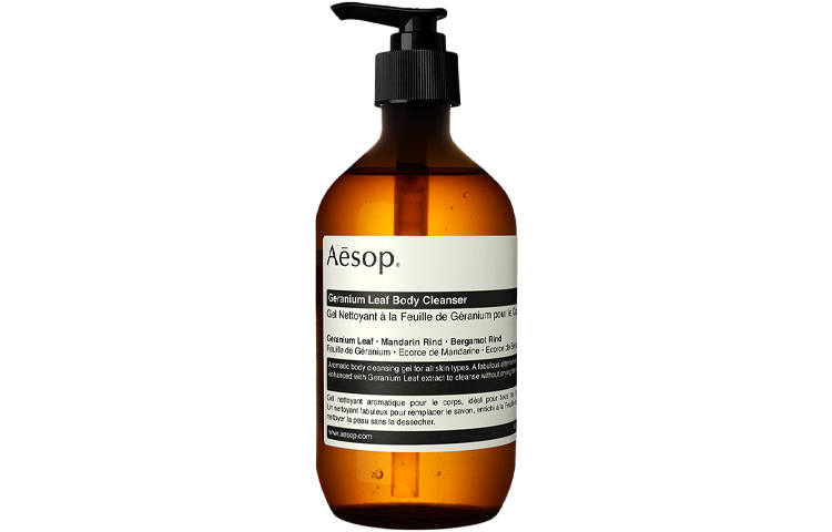 AESOP YISUO Geranium Shower Gel Aromatic Hydrating Cleaning Moisturizing Potpourri