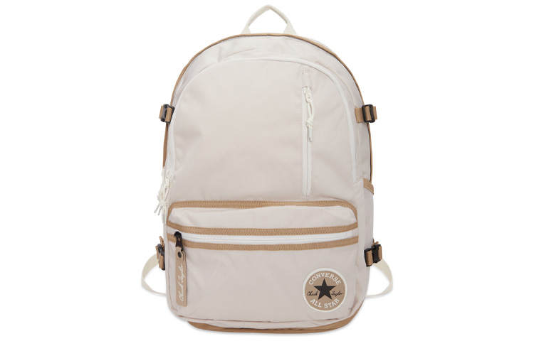 Converse Converse Straight Edge Polyester Backpack Regular Unisex Khaki/Milk White