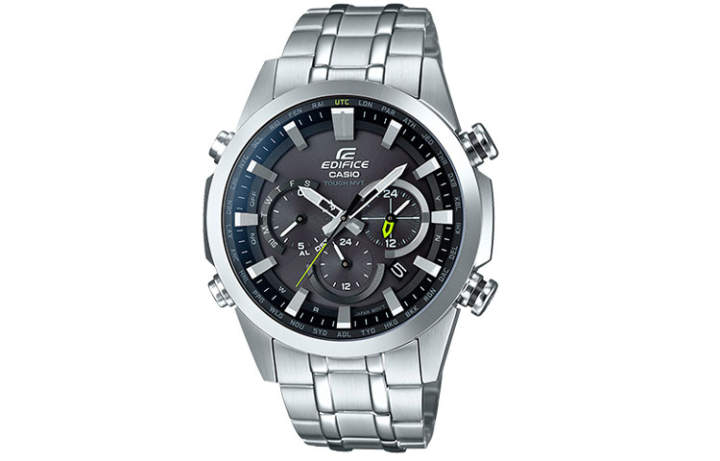 CASIO CASIO EDIFICE Quartz Movement Stainless Steel Strap Watch Men's Watches Black Dial