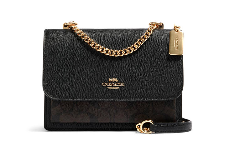 COACH Klare Leather Crossbody Bags Small Women's Black