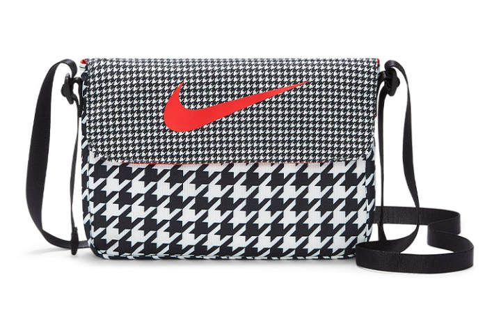 Nike Nike Fabric Shoulder Bag, Crossbody Bag Unisex Black White