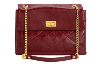VENOF Cow Leather Mom Bag Bride Wedding Bag Envelope Bag Shoulder Bag Medium Women's Burgundy