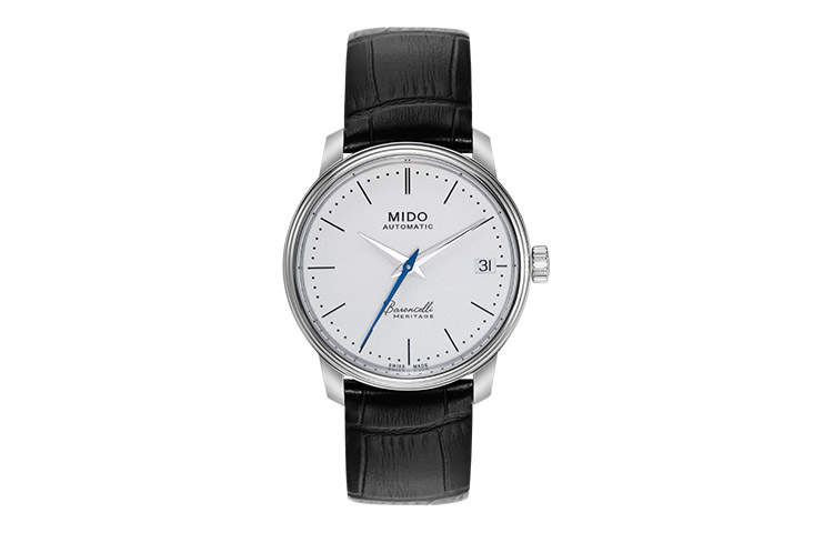 MIDO Baroncelli Automatic Mechanical Movement 30m Waterproof Women's Watch 33mm White Dial