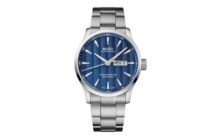 MIDO Helm Automatic Mechanical Movement 100m Waterproof Men's Watches Watch 42mm Blue Dial