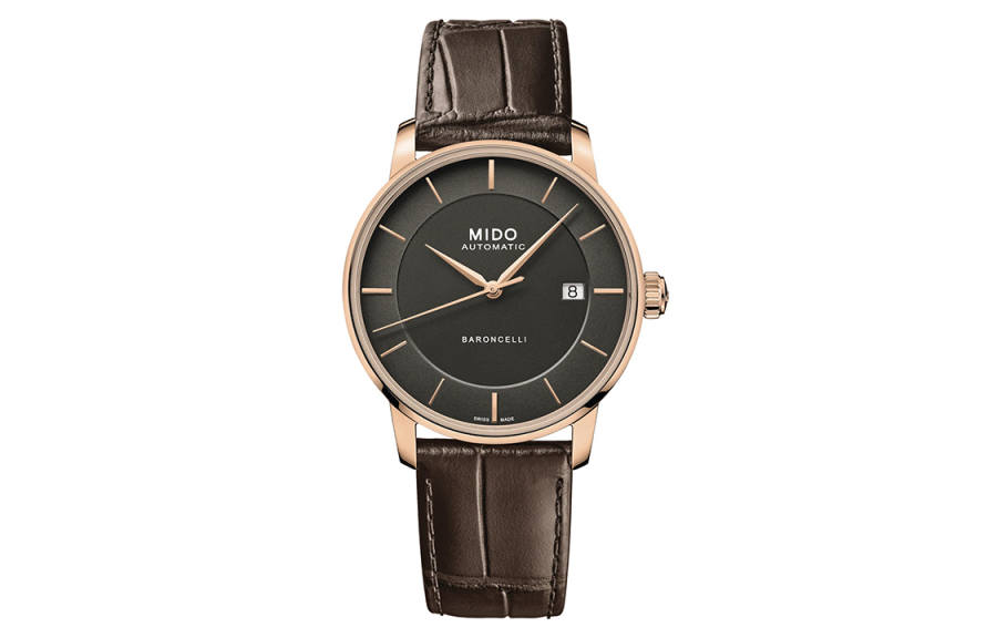 MIDO Baroncelli Automatic Mechanical Movement Men's Watches Watch 39mm Black Dial