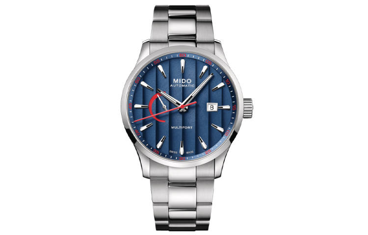MIDO Helm Automatic Mechanical Movement Men's Watches Watch 42mm Blue Dial Stainless Steel Case