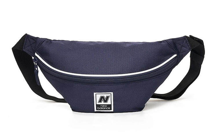 New Balance New Balance Polyester Crossbody Bag, Fanny Pack Unisex Dark Blue