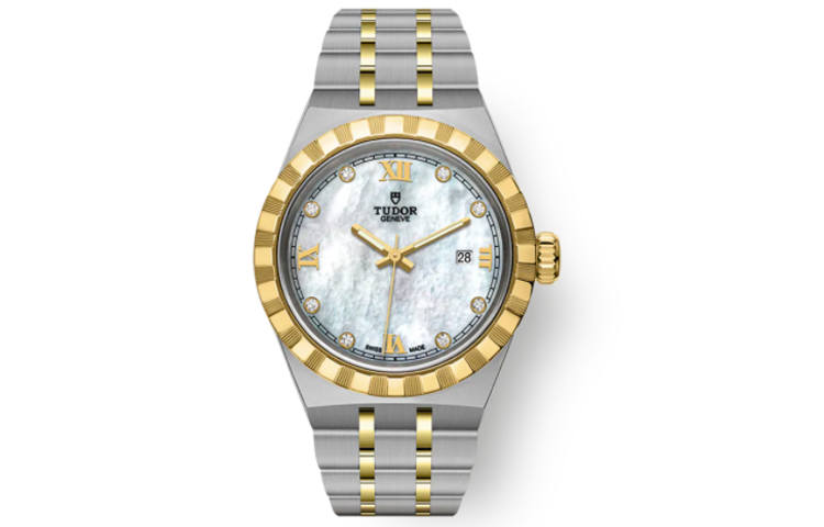 TUDOR Royal Collection Automatic Mechanical Movement Women's Watch 28mm White Dial Steel Watch Case